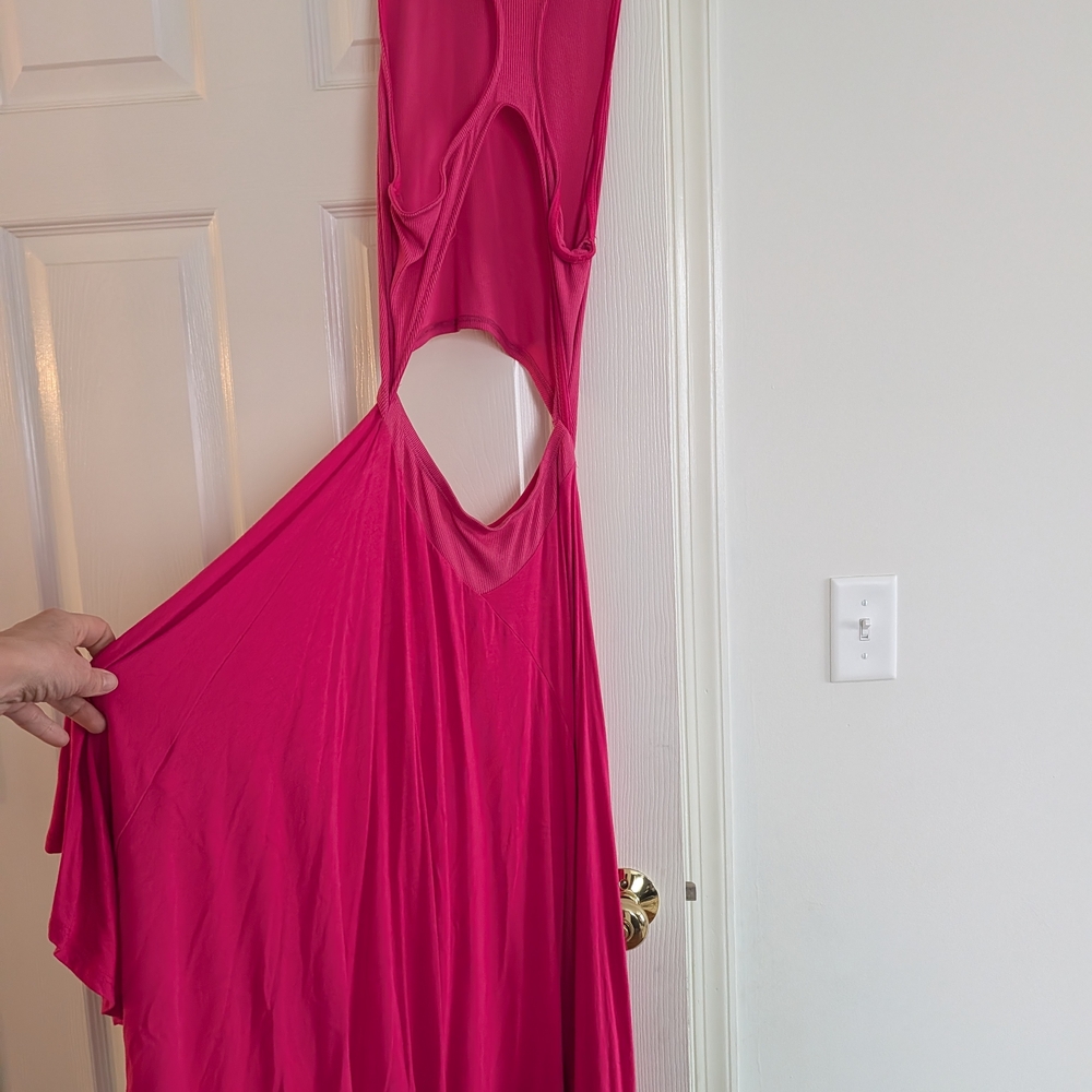 Free People Asymmetrical Pink Dress